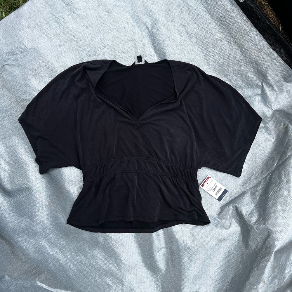 Lucky Brand Dark Gray Women's Blouse